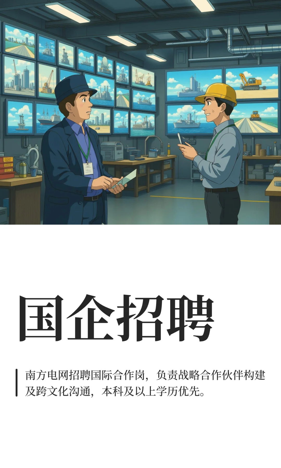 国企招聘：国际合作岗