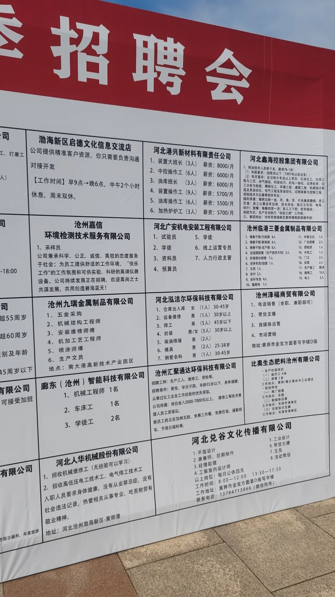 南大港社会招聘会
