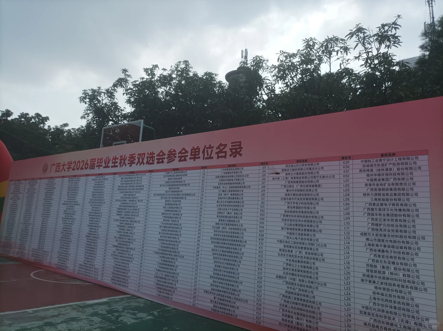 广西大学大型双选会