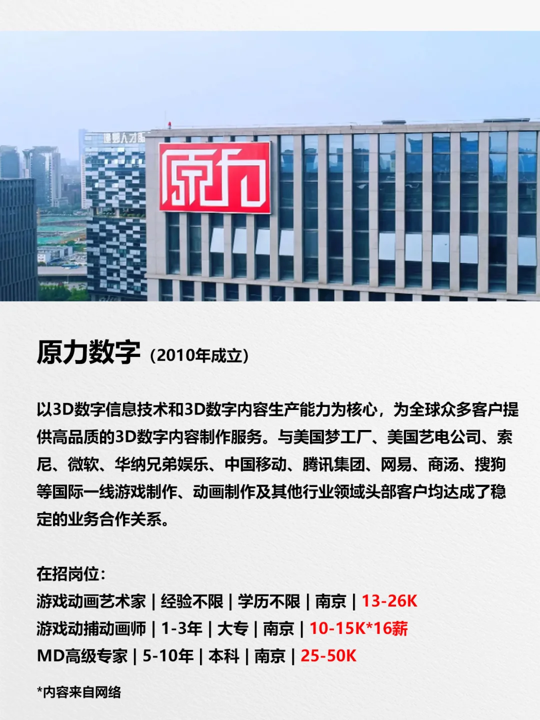 12家优质动画公司招啥人？
