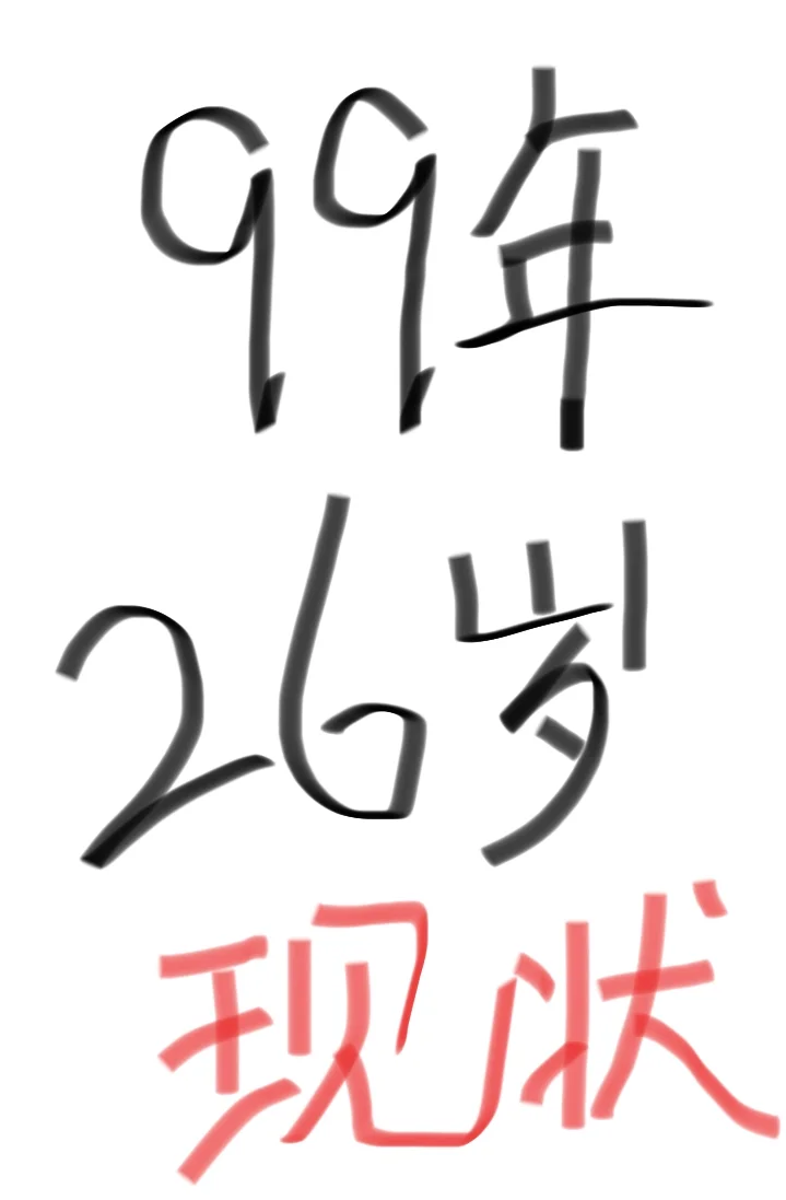 请问99年的你现在是什么现状？