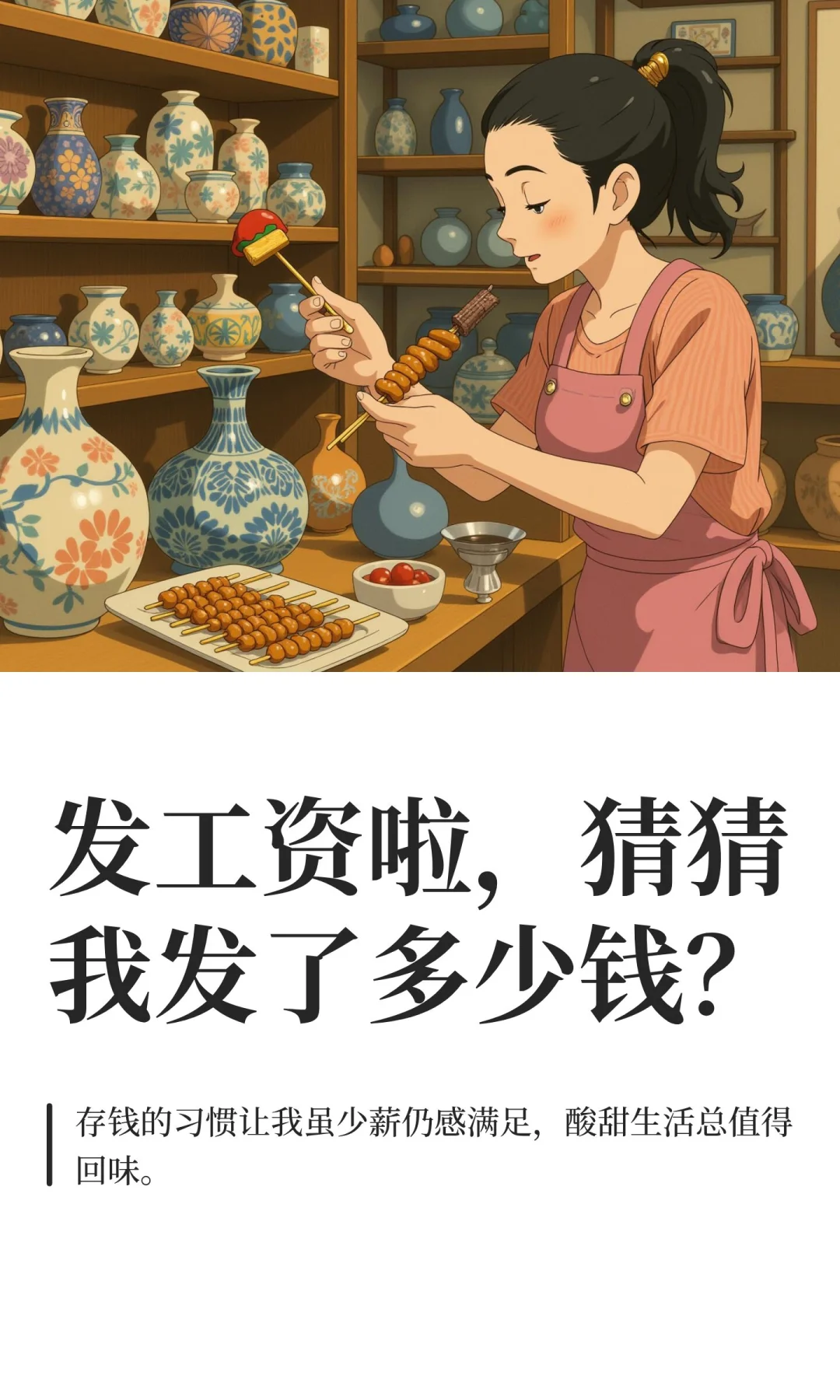 发工资啦，猜猜我发了多少钱？