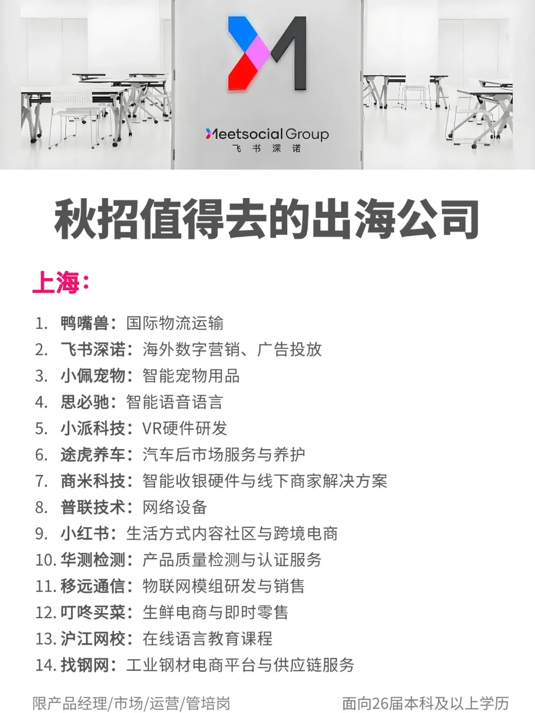 校招｜值得去的出海企业