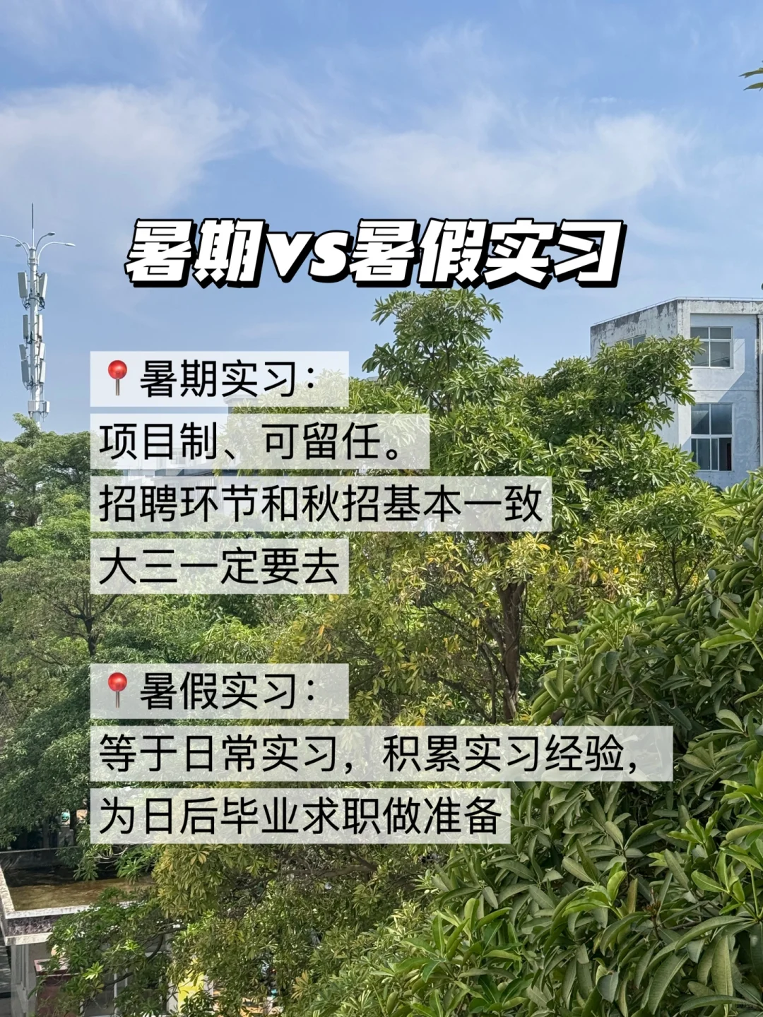 食品人！暑期实习和暑假实习差了十万八千里