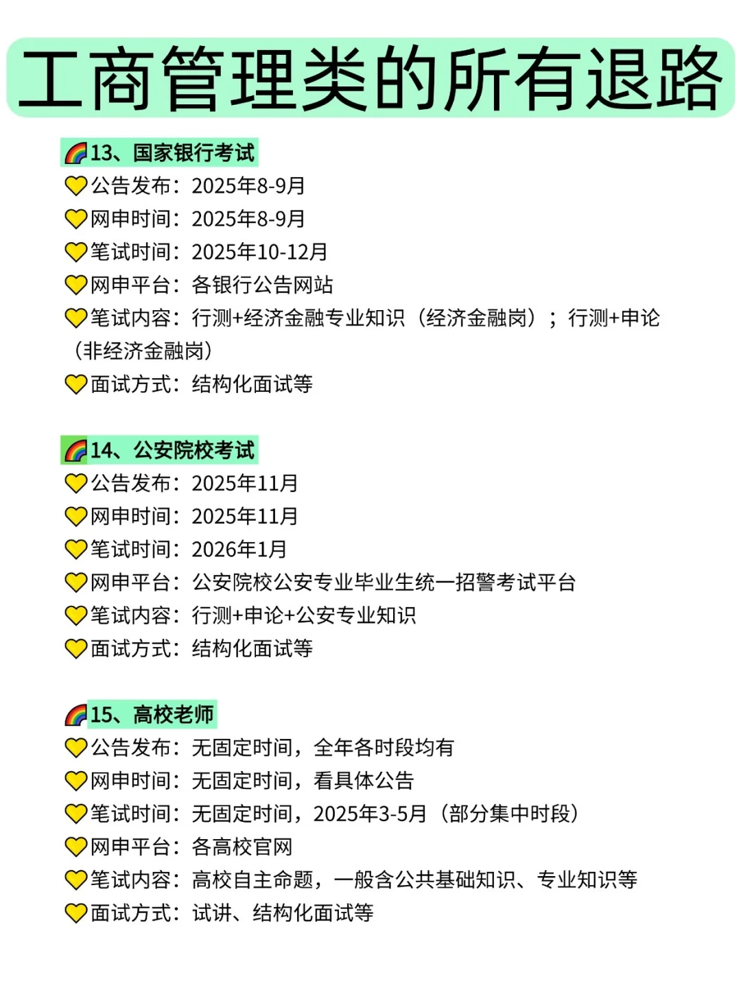 属于工商管理类的退路来啦！