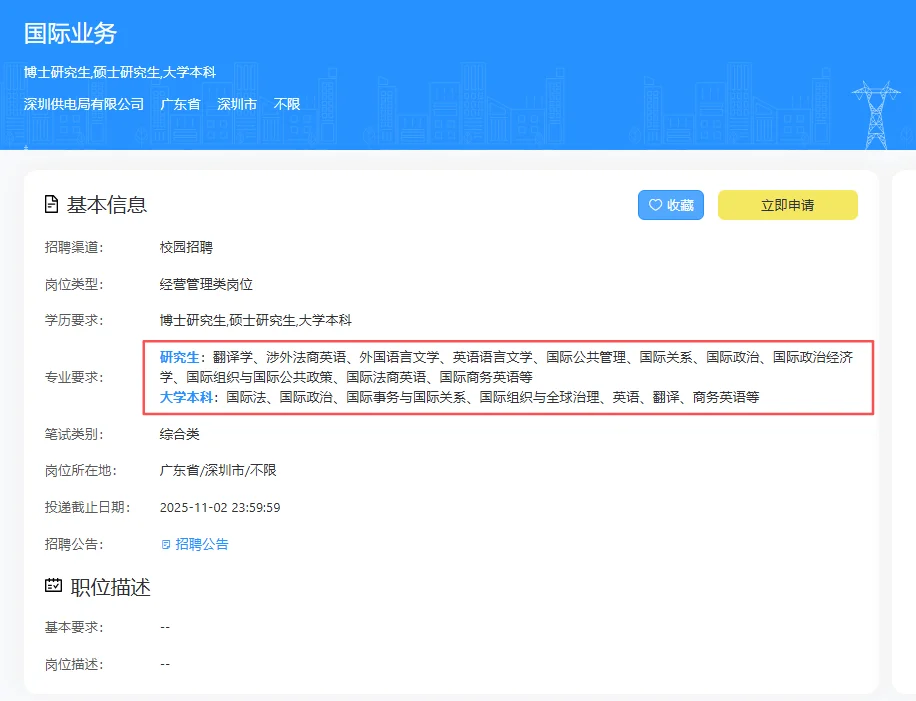 26南方电网秋招：英语
