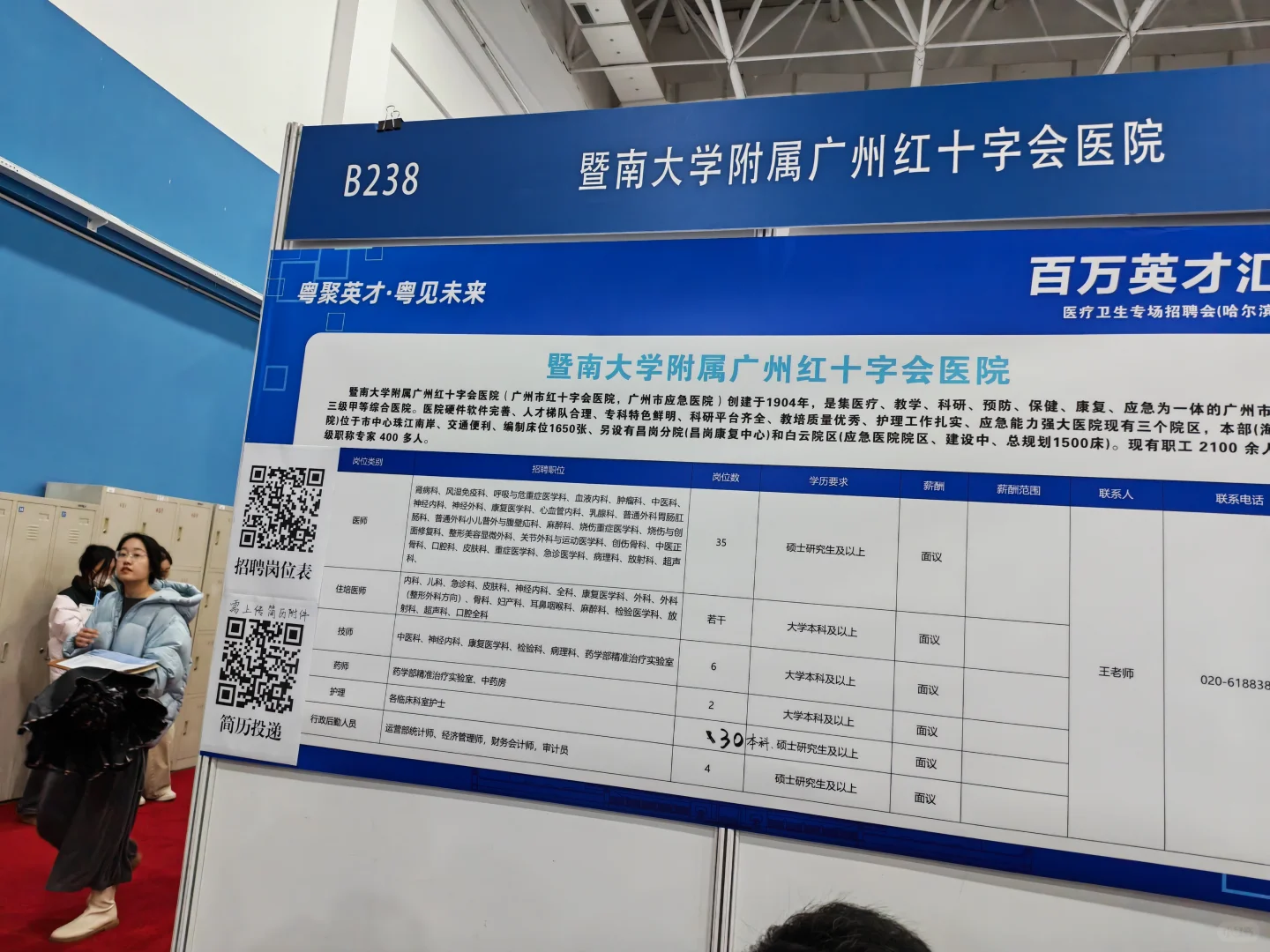 医大的第一个秋季招聘会终究还是来了…
