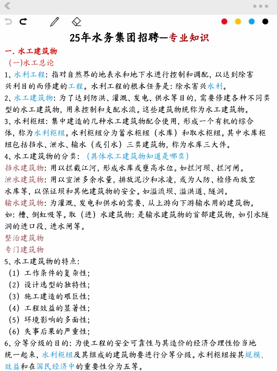 提醒一下今年去参加水务集团招聘的人
