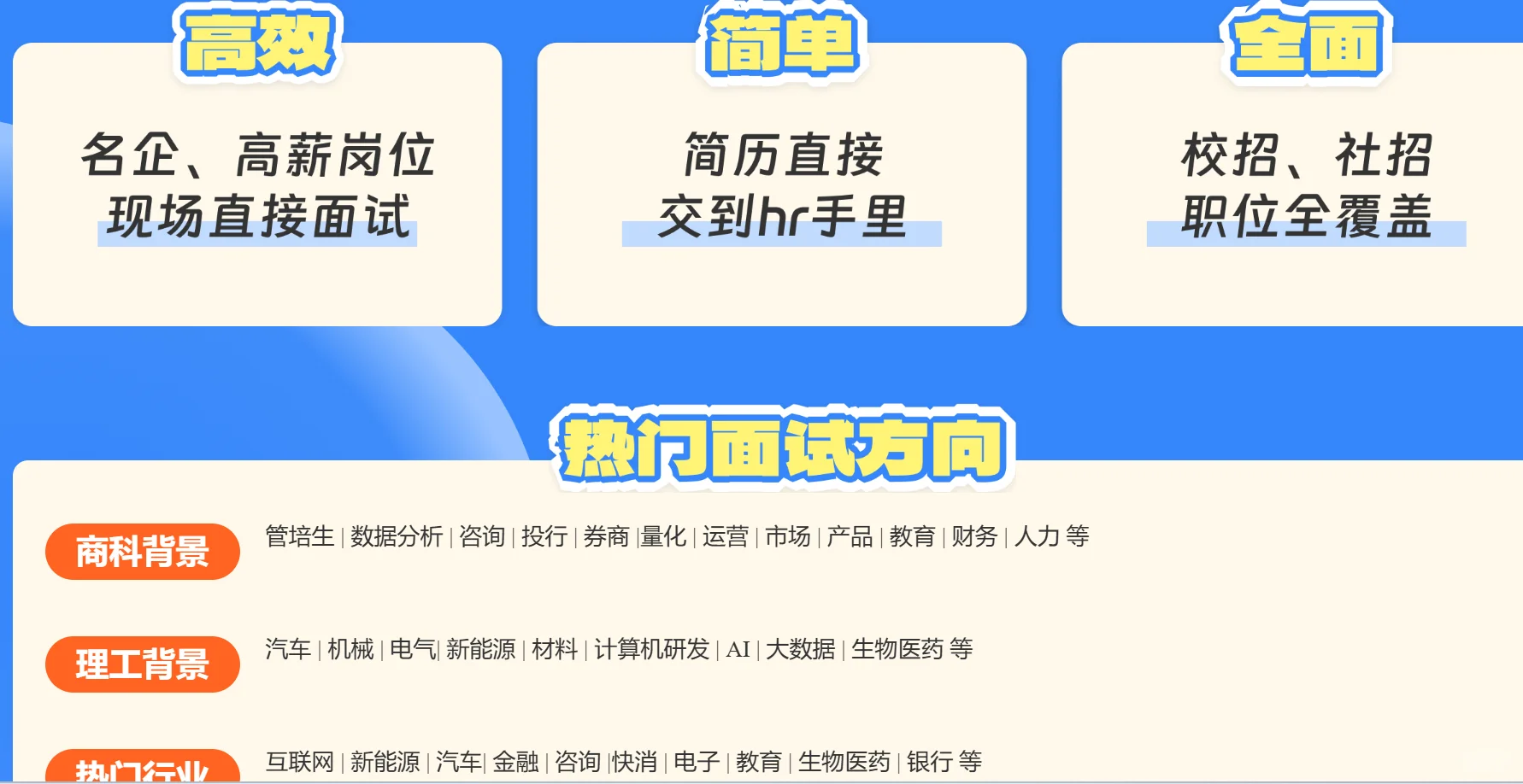 11月海归专聘会，免网申直接面，有上千岗位