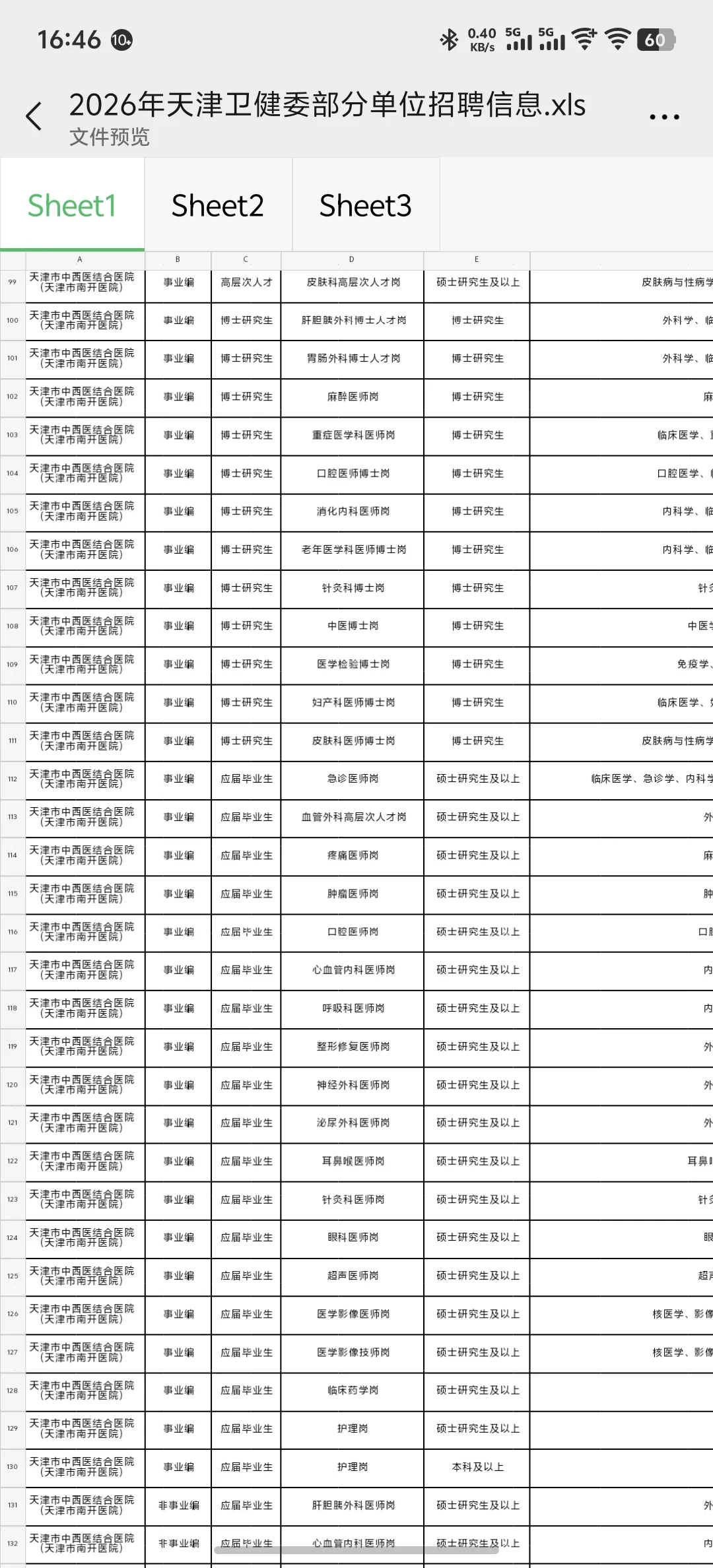 2026年天津卫健委招聘提前知道