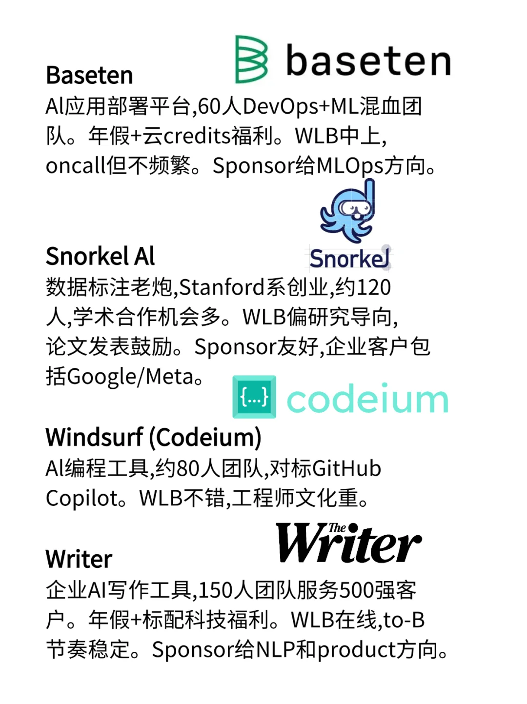 别卷大厂了！这些AI初创公司投了就能进