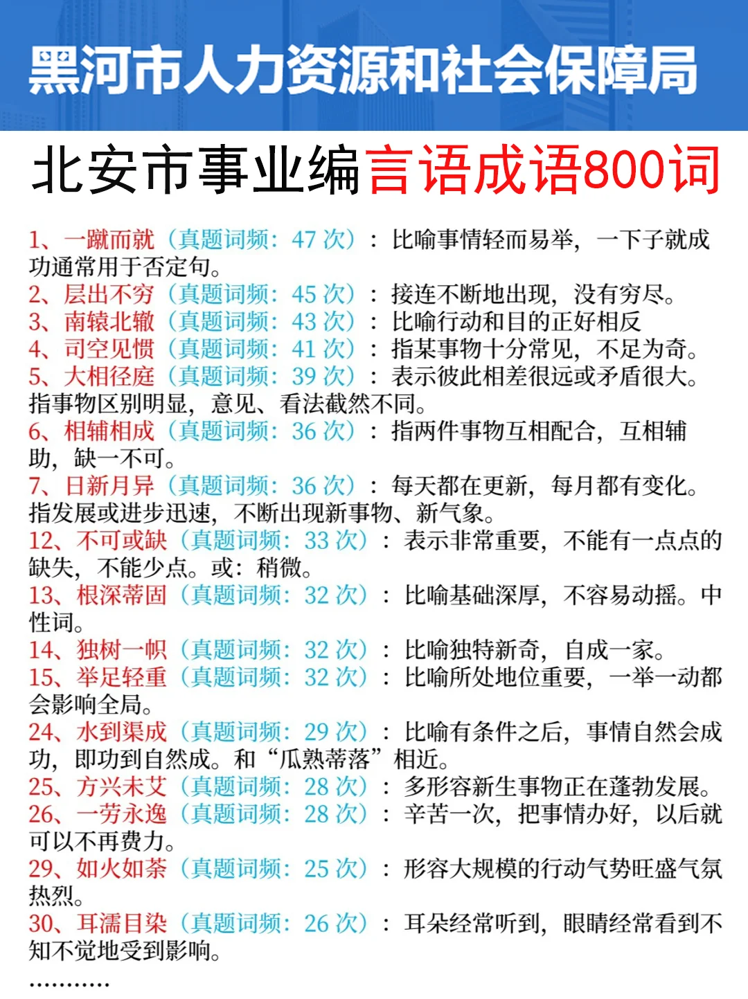 25北安市事业编其实挺水的（差生版