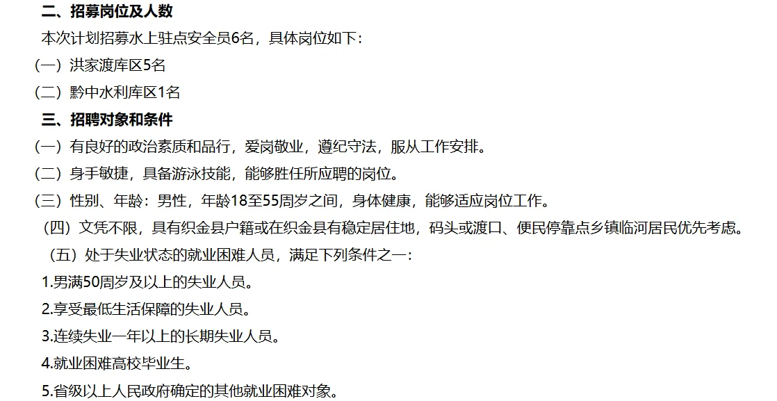 仅面试！织金县交通运输局招聘6人❗️