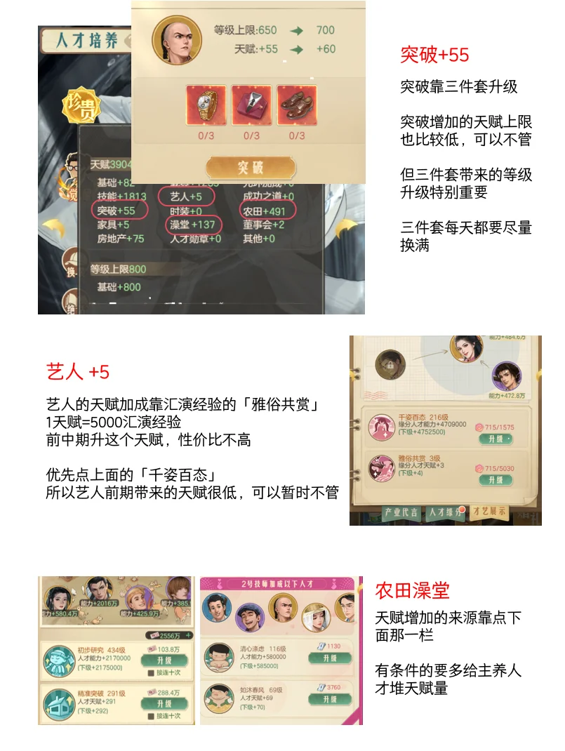 时光杂货店零氪不冲榜人才数据解读（详细版）