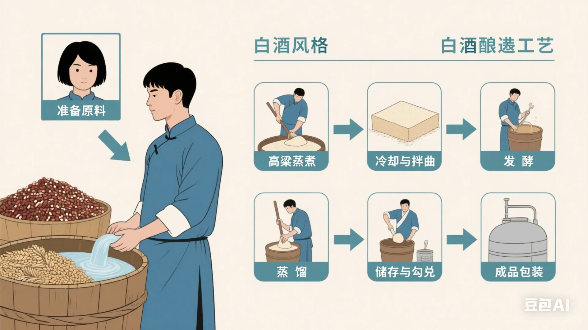 🍶白酒酿造全流程！手把手教你传统工艺