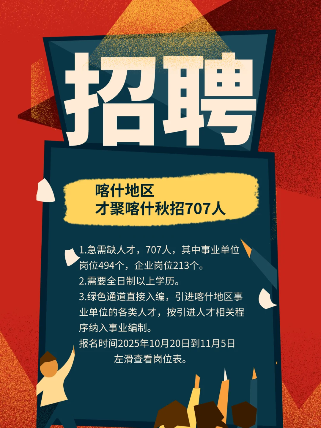 喀什地区才聚喀什秋招707人