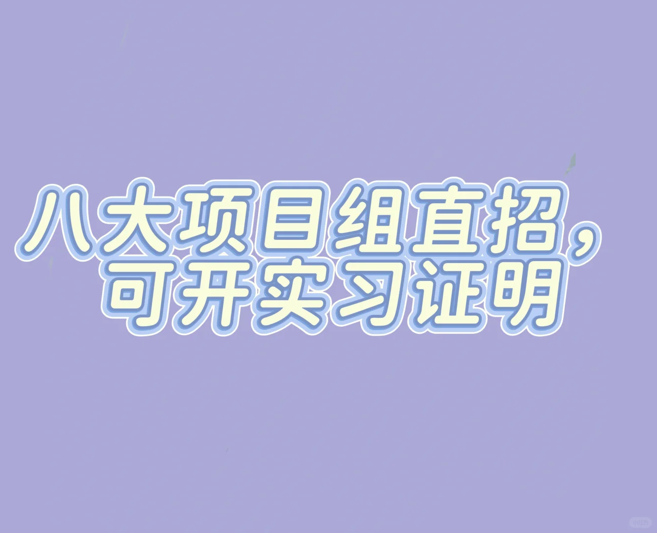 致同北京所项目组直招实习生