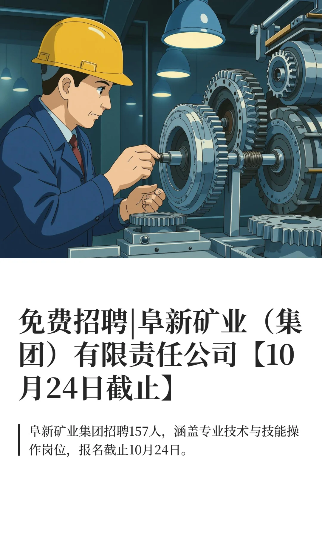 免费招聘|阜新矿业（集团）有限责任公司【1
