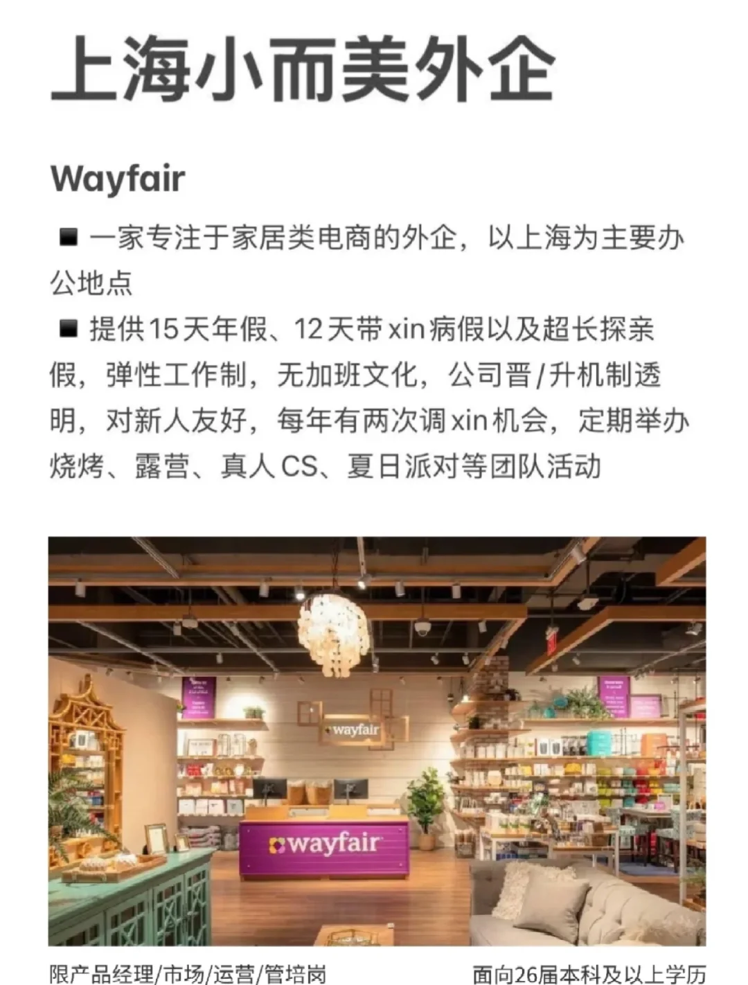 上海一些小而美外企