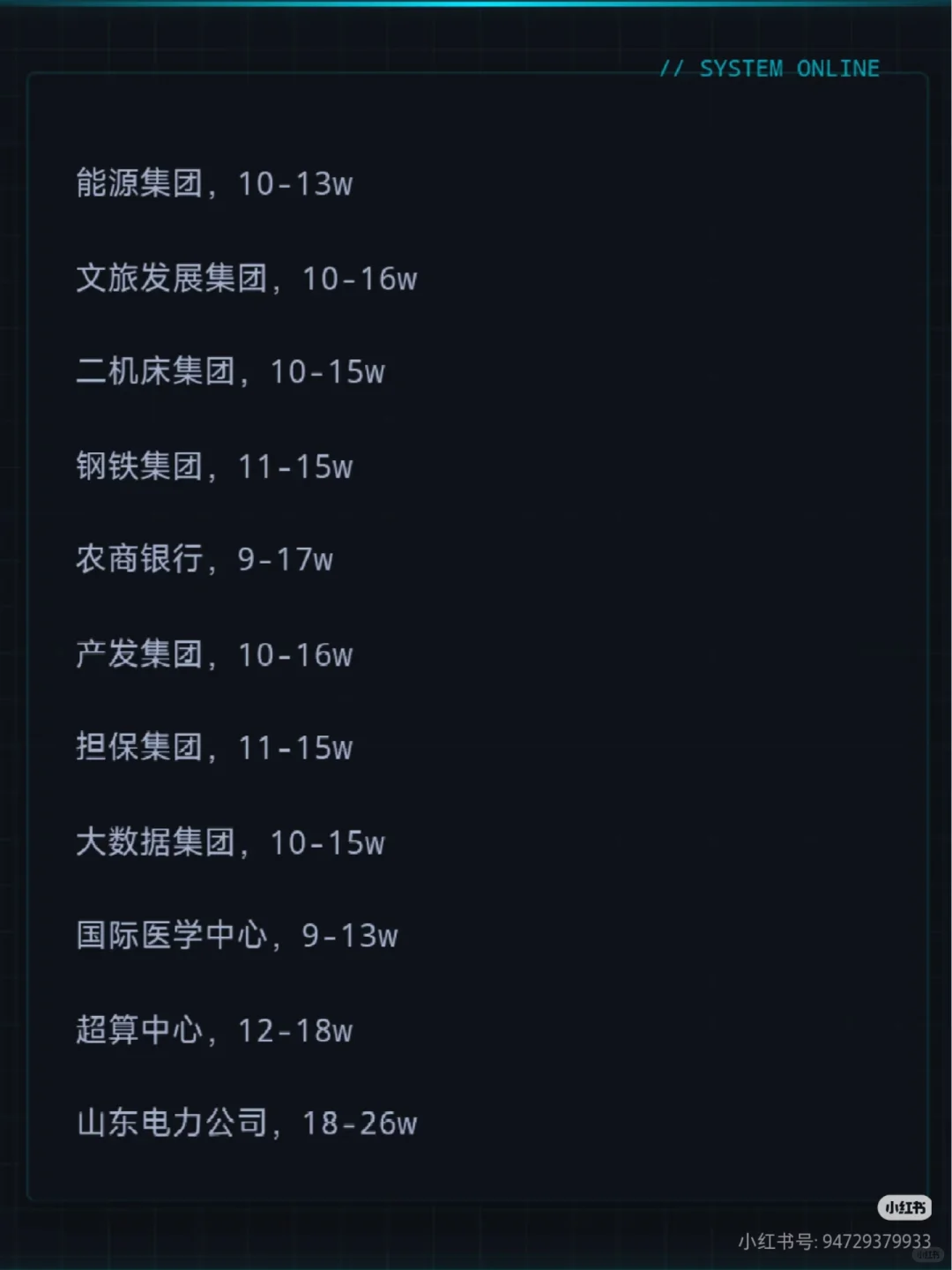 济南的高薪资单位
