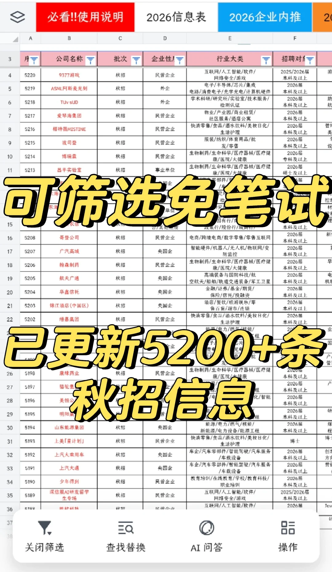免笔试的外企最适合弯道超车了🎁