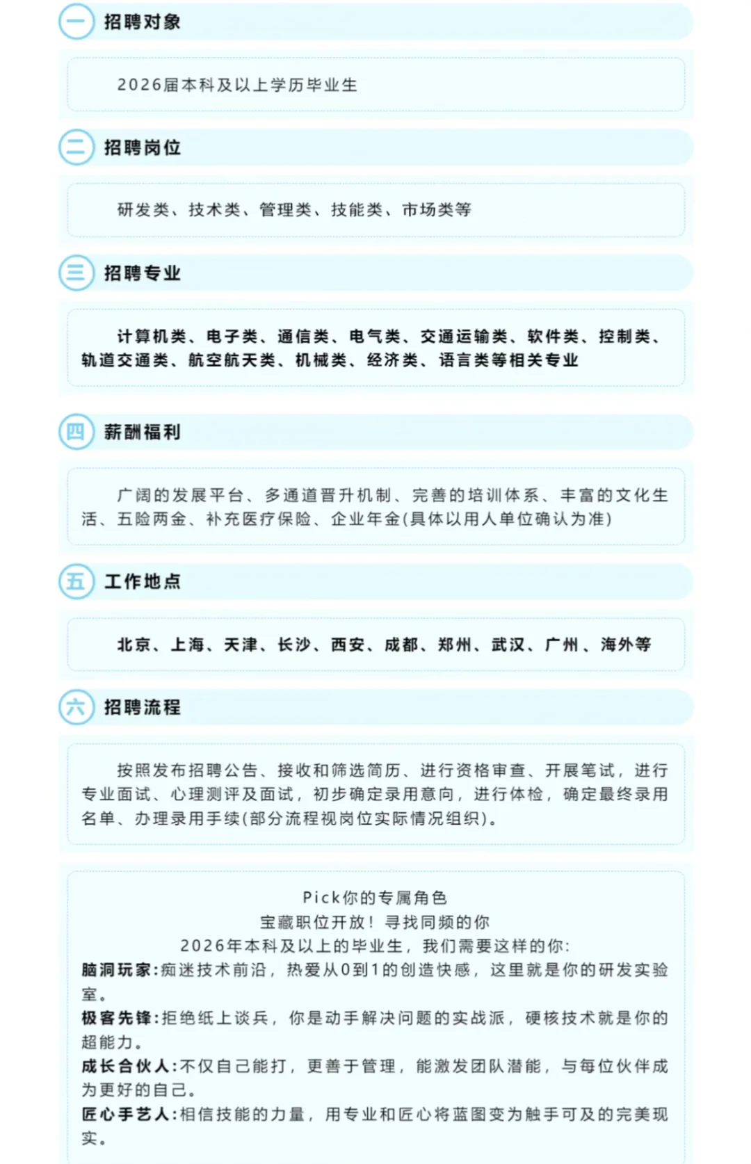 中国通号 2026届校园招聘