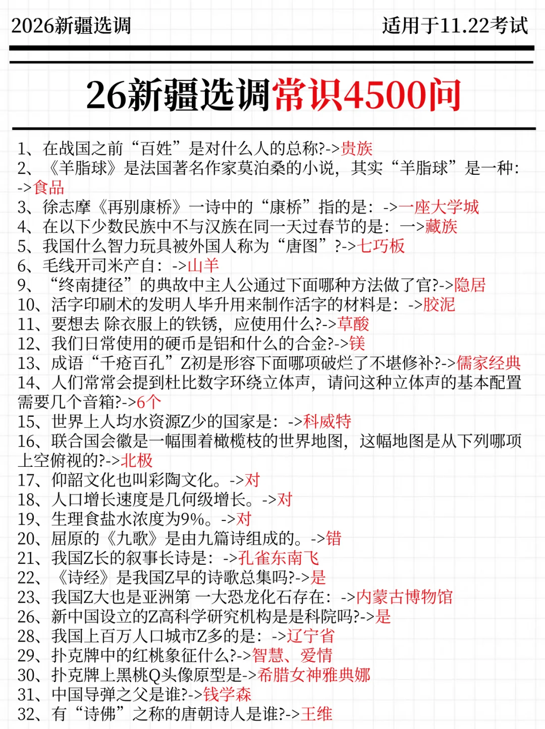 强调一下，11.22去参加新疆选调的人！