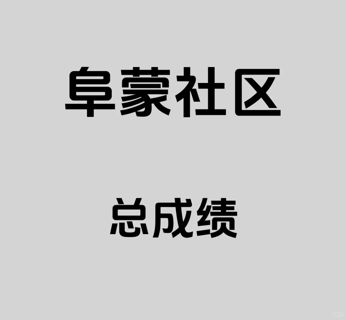 阜蒙县社区工作者总成绩