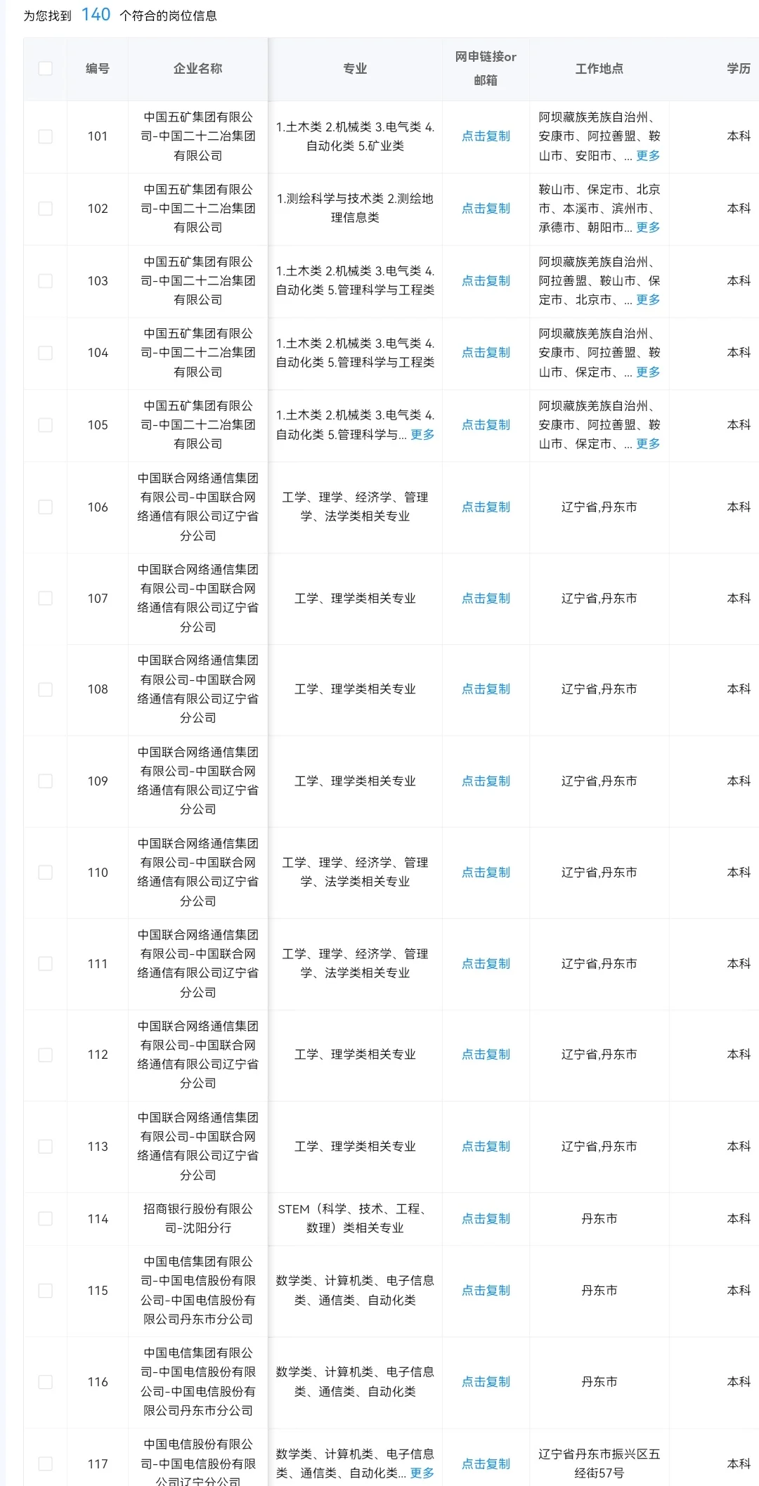 辽宁丹东秋招可投央国企
