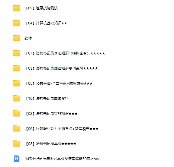 福建书记员备考进度0%的人直接背