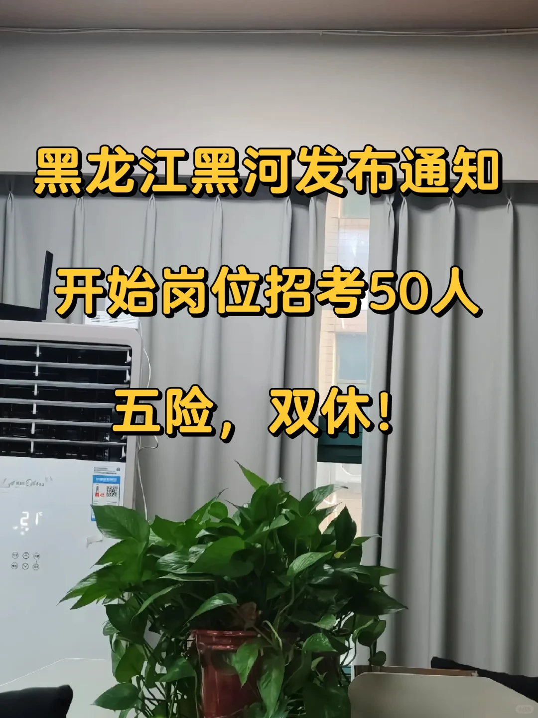 黑龙江黑河开始招考！五险双休稳定，有人吗