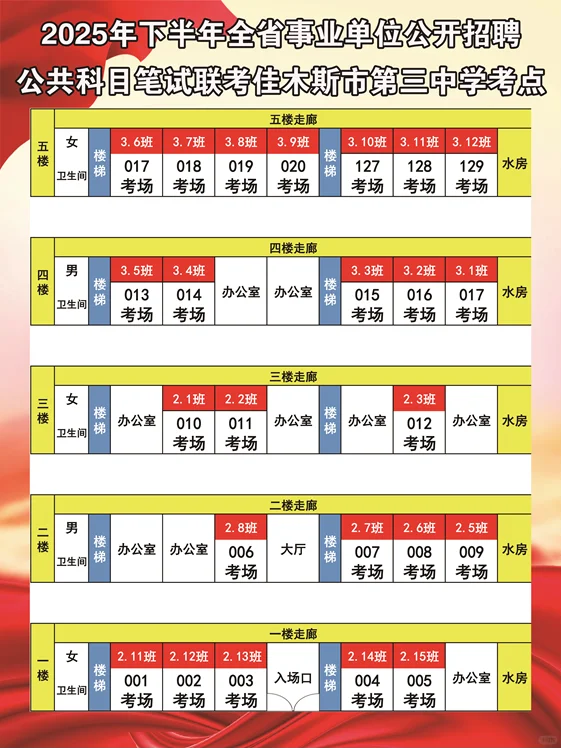 2025年佳木斯事业单位招聘考试考点来啦！