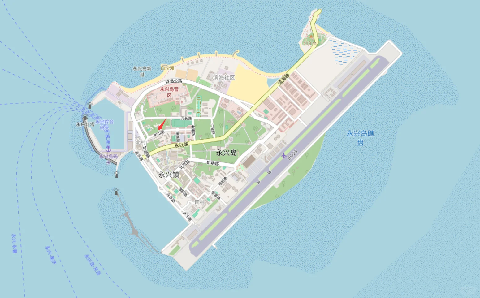 三沙市也有中山路！