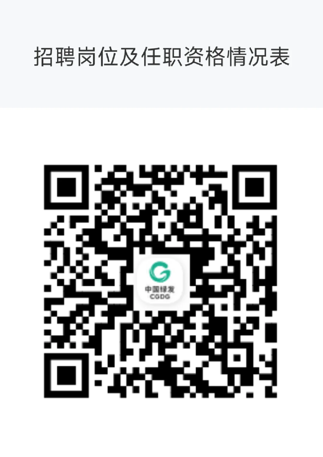 中国绿发集团2025年第二批次社会招聘公告