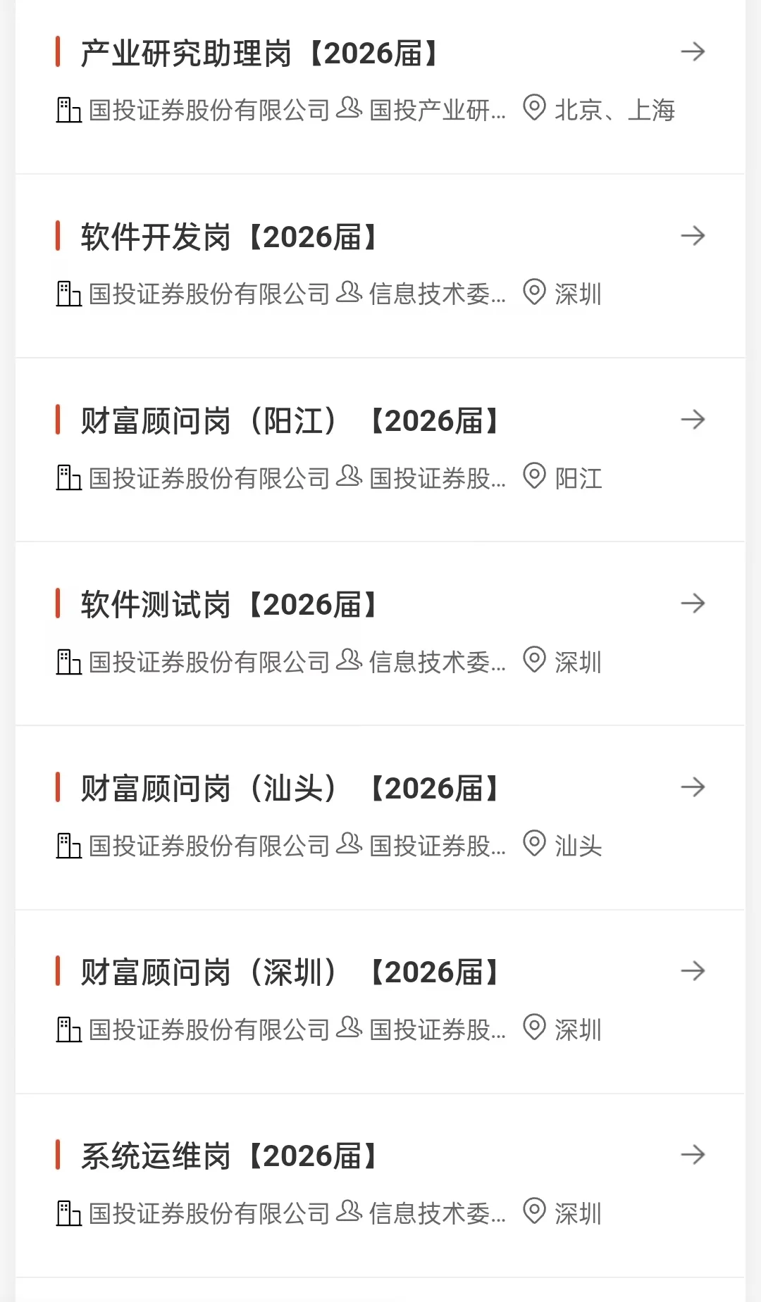 国家开发投资集团管培生开了