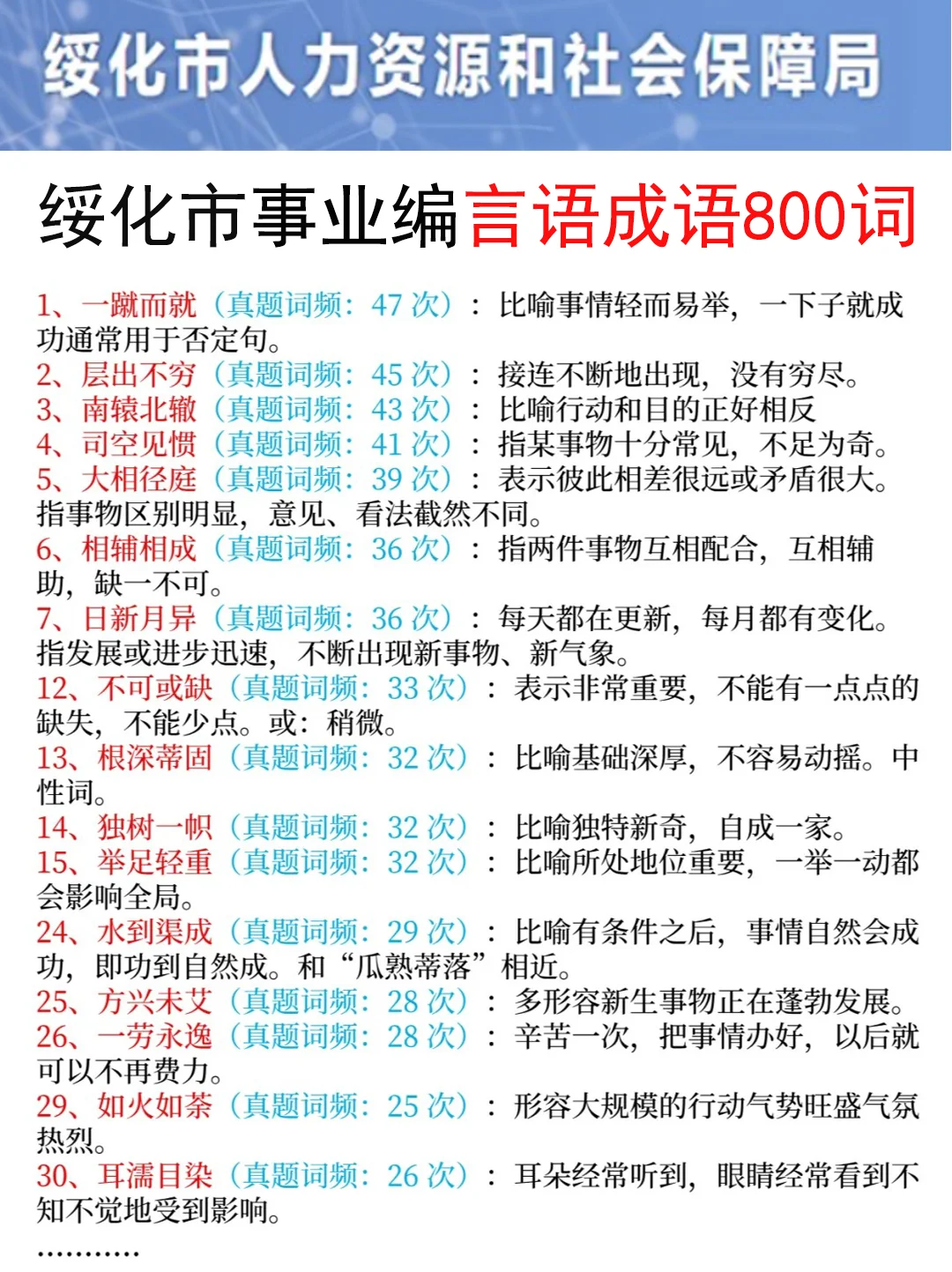 25黑龙江绥化市事业编其实挺水的（差生版