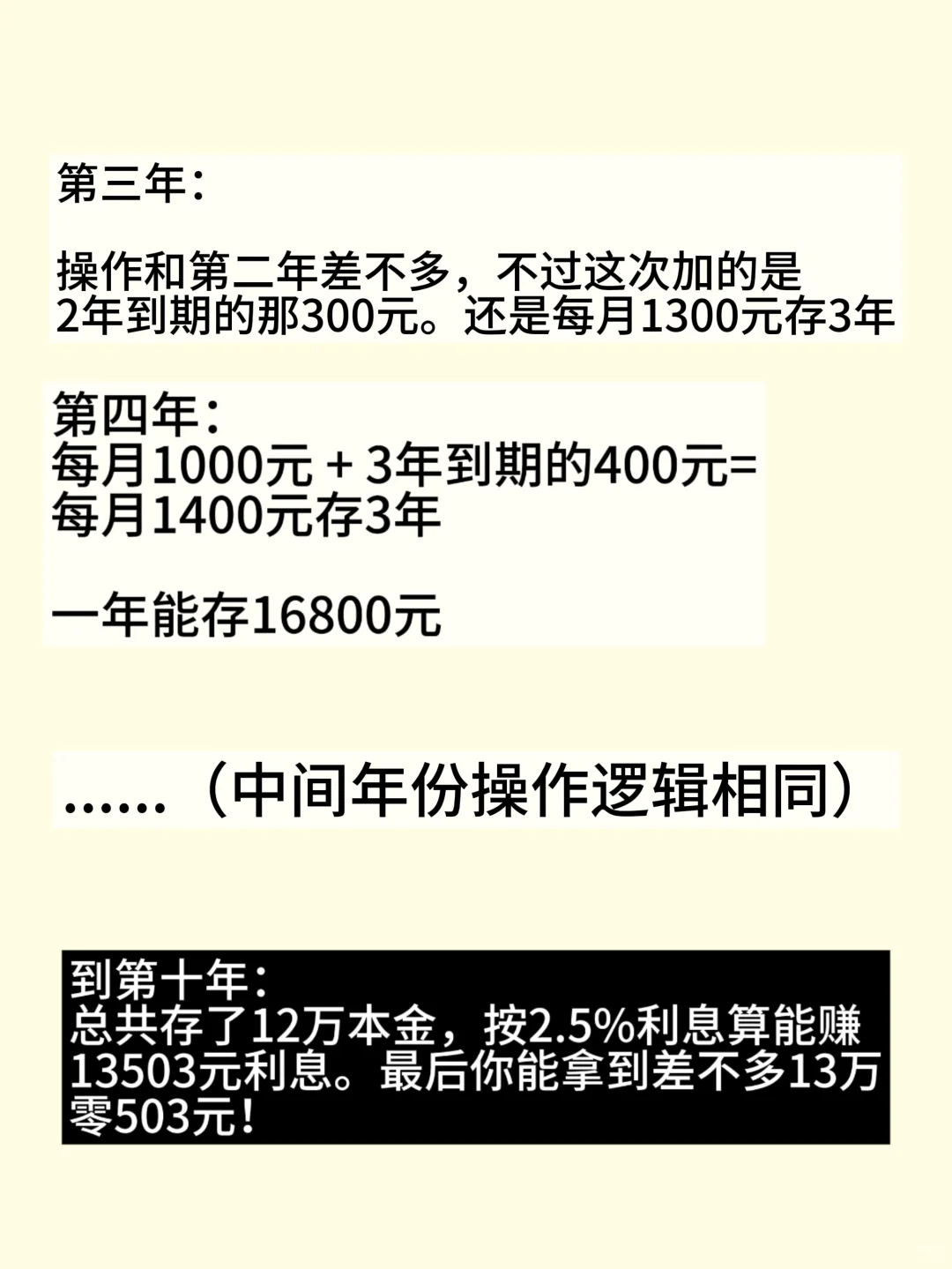 工资3000，按照这个方法也能无痛存13万❗