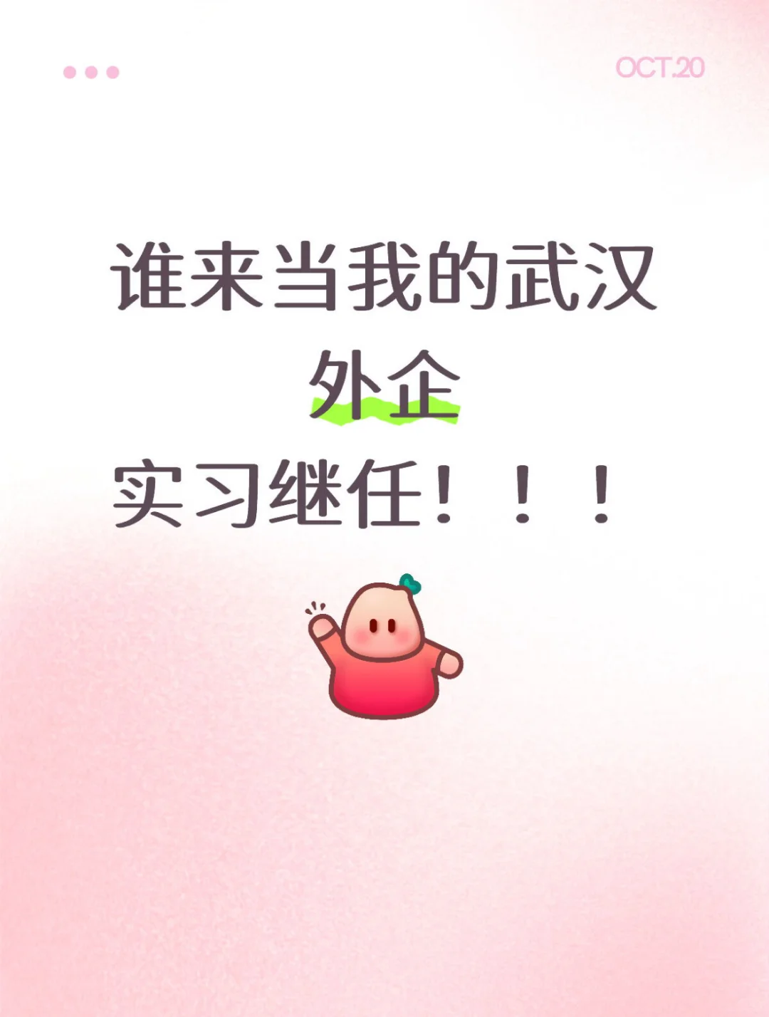 武汉施耐德实习继任急招（停止接收简历）