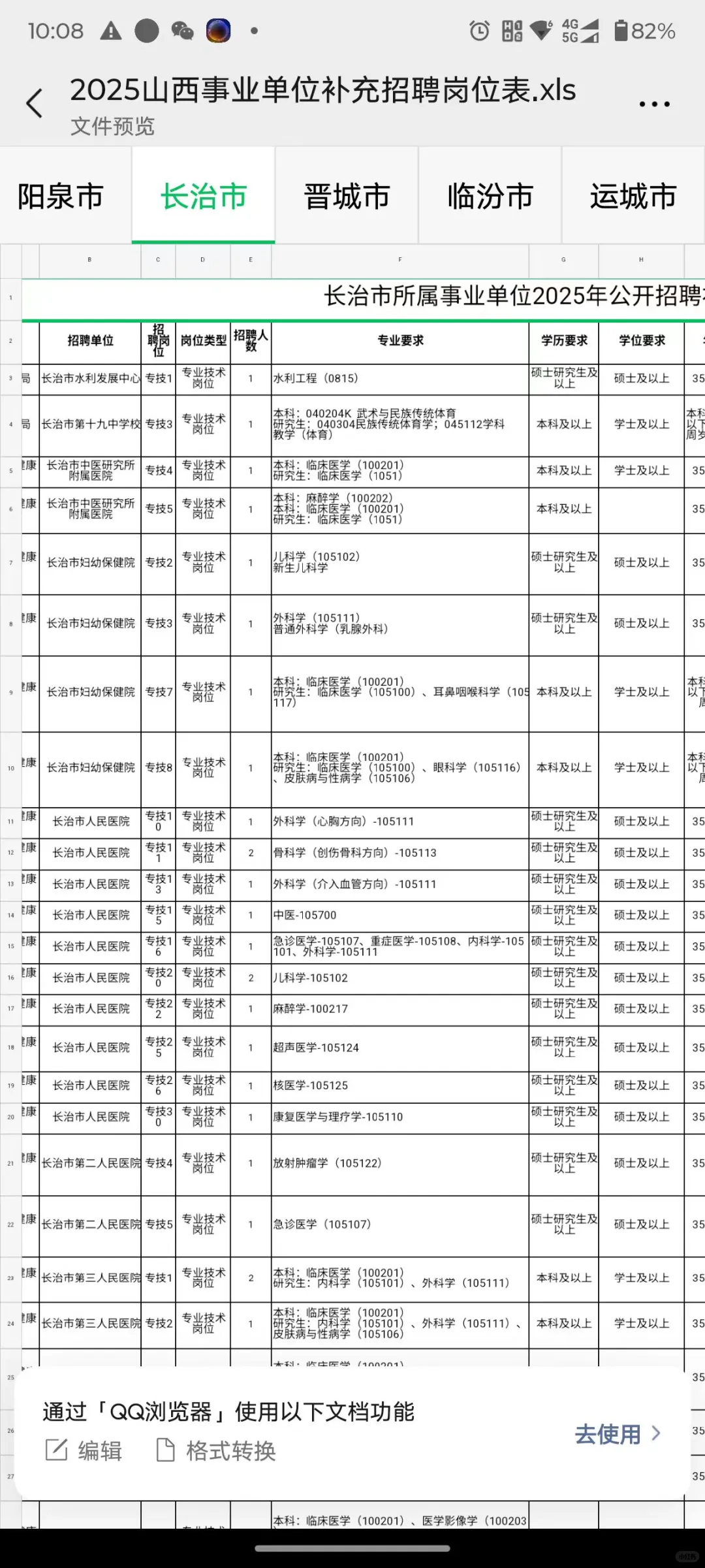 2025山西省事业单位补充招聘