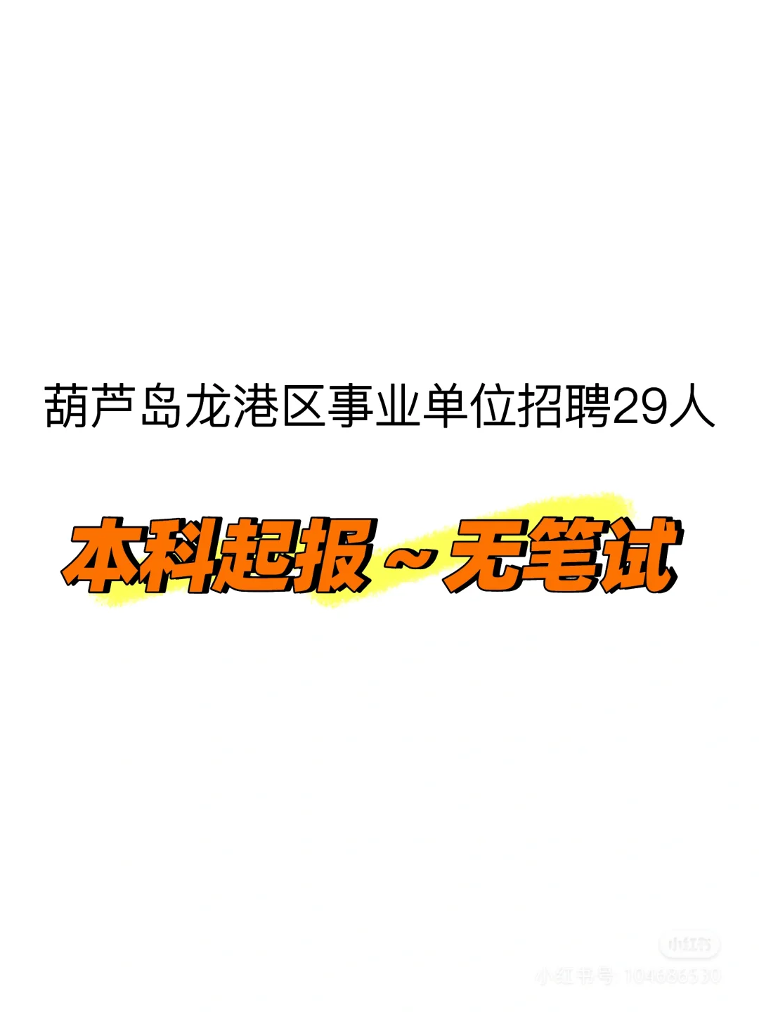 葫芦岛龙港区招聘事业单位29人
