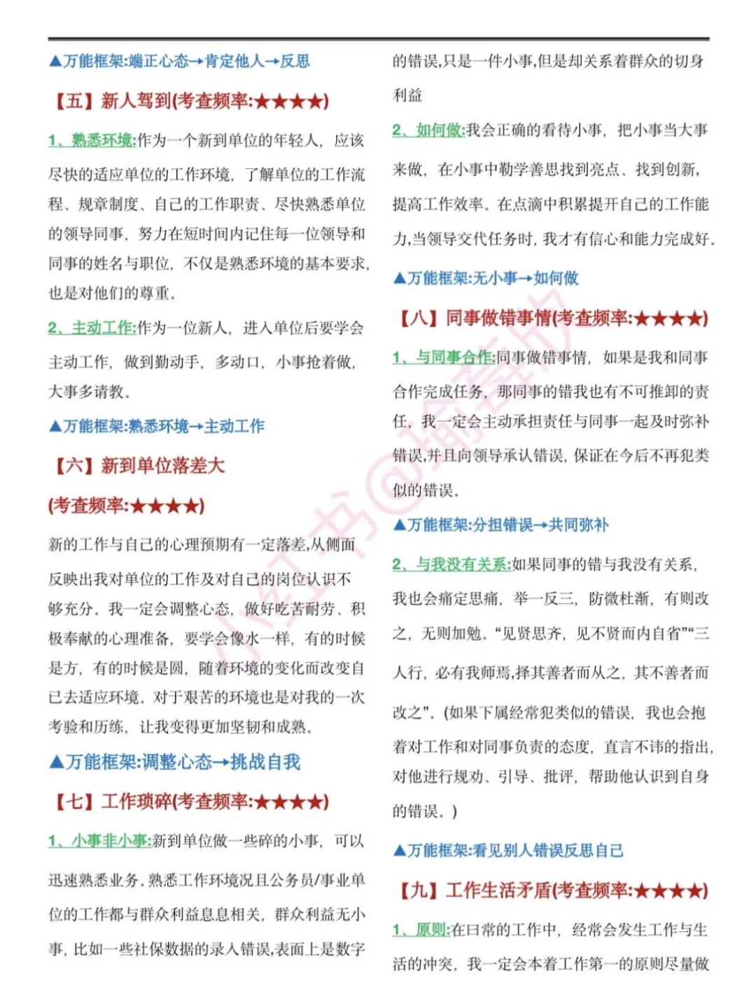 结构化面试3小时背完保底90➕