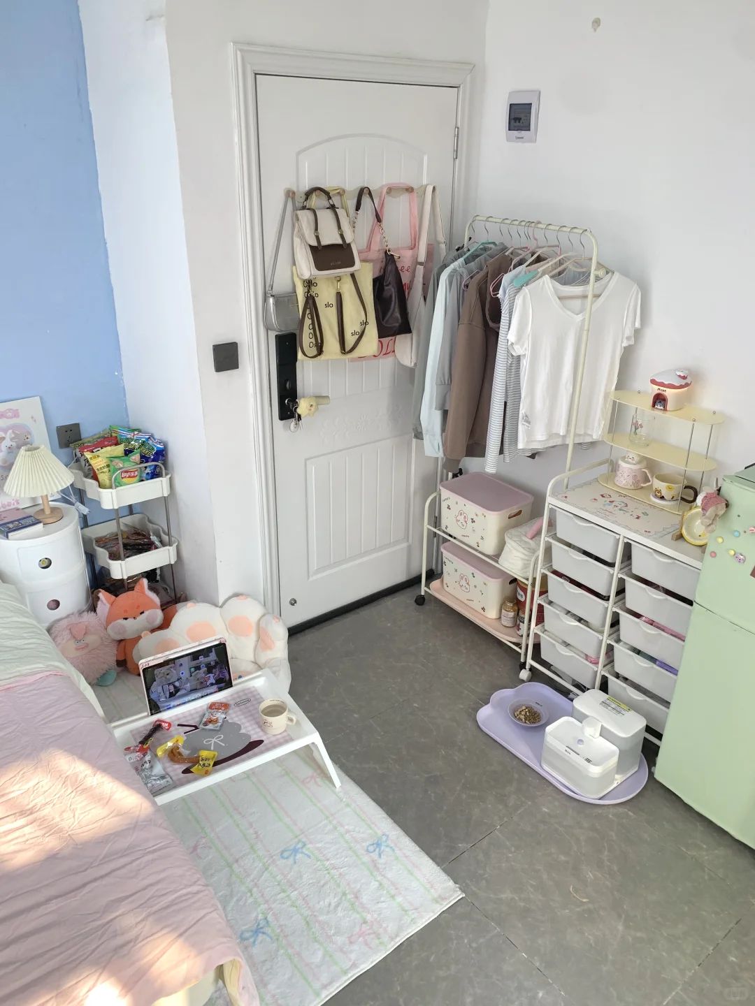 房租600 月薪4500 一个人住刚好！