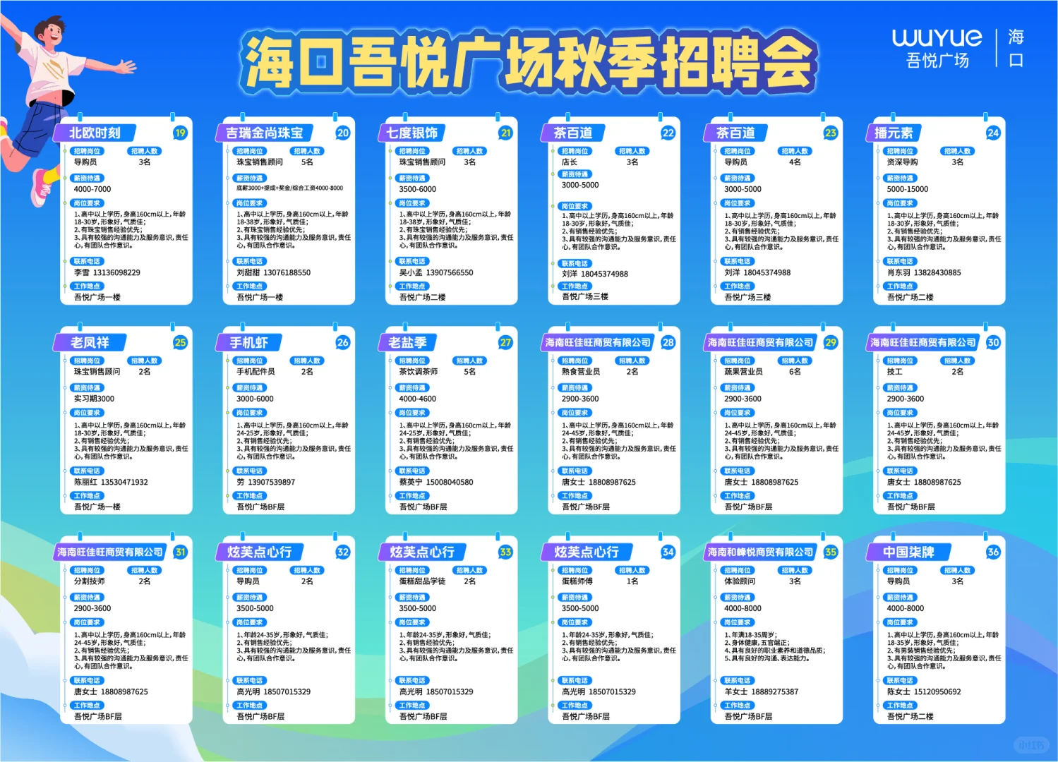 超靠谱海口秋招 | 百岗招新，海量职位