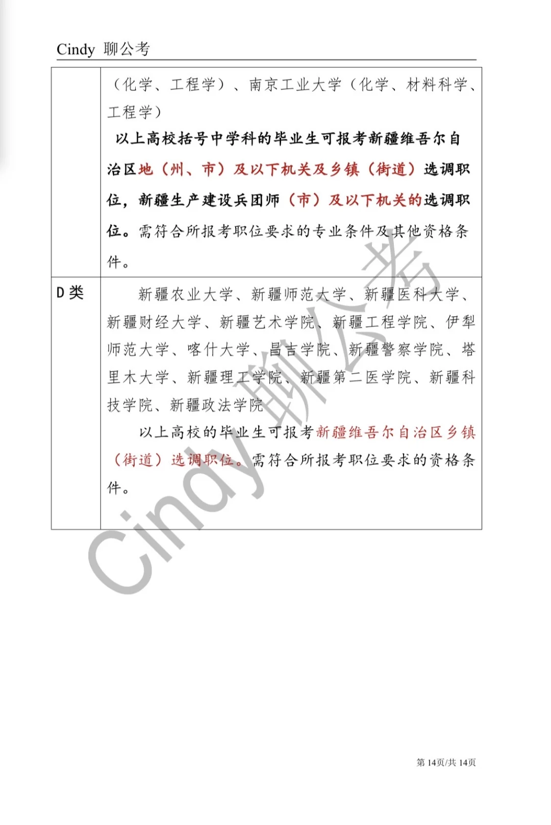 2026新疆定向选调公告：择业期应届生可报