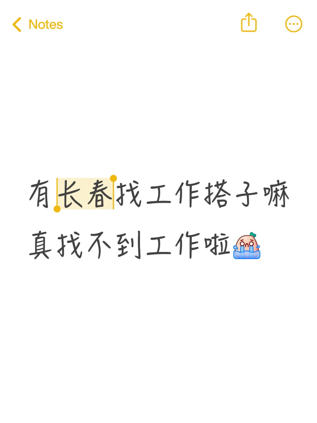 求长春一起找工作的小伙伴