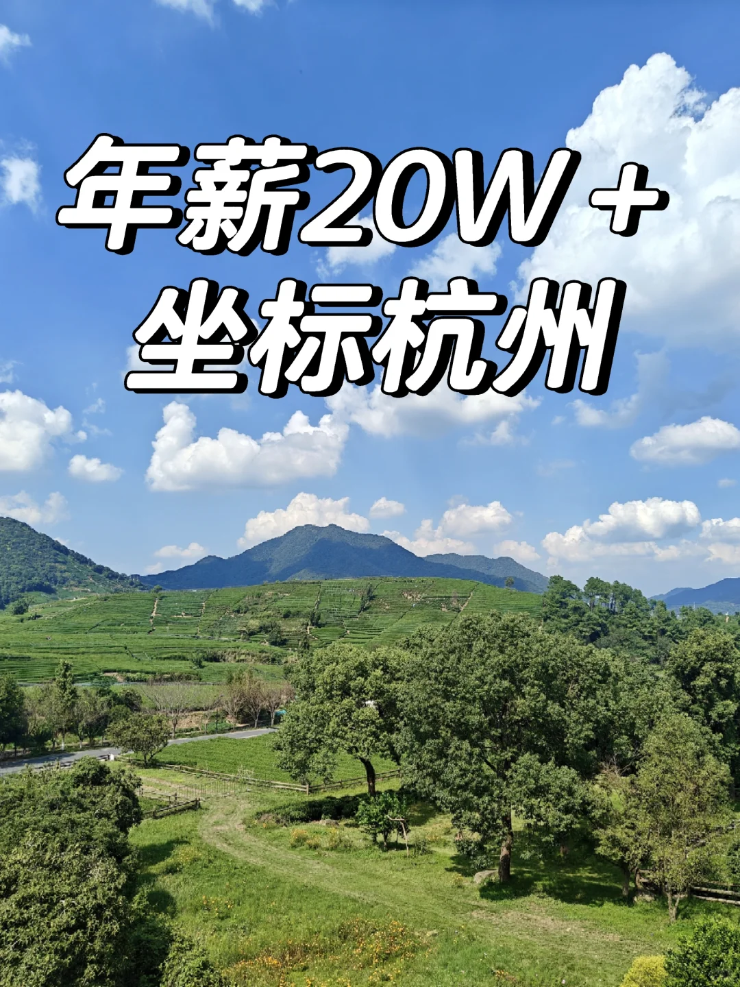 年薪20W➕，坐标杭州🛫
