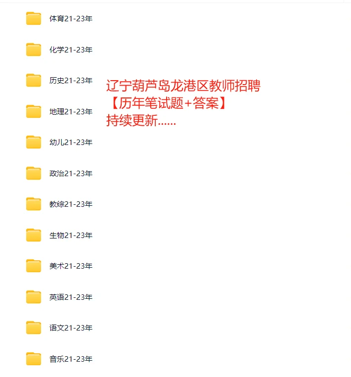 葫芦岛市龙港区教育系统招聘80人岗位表！