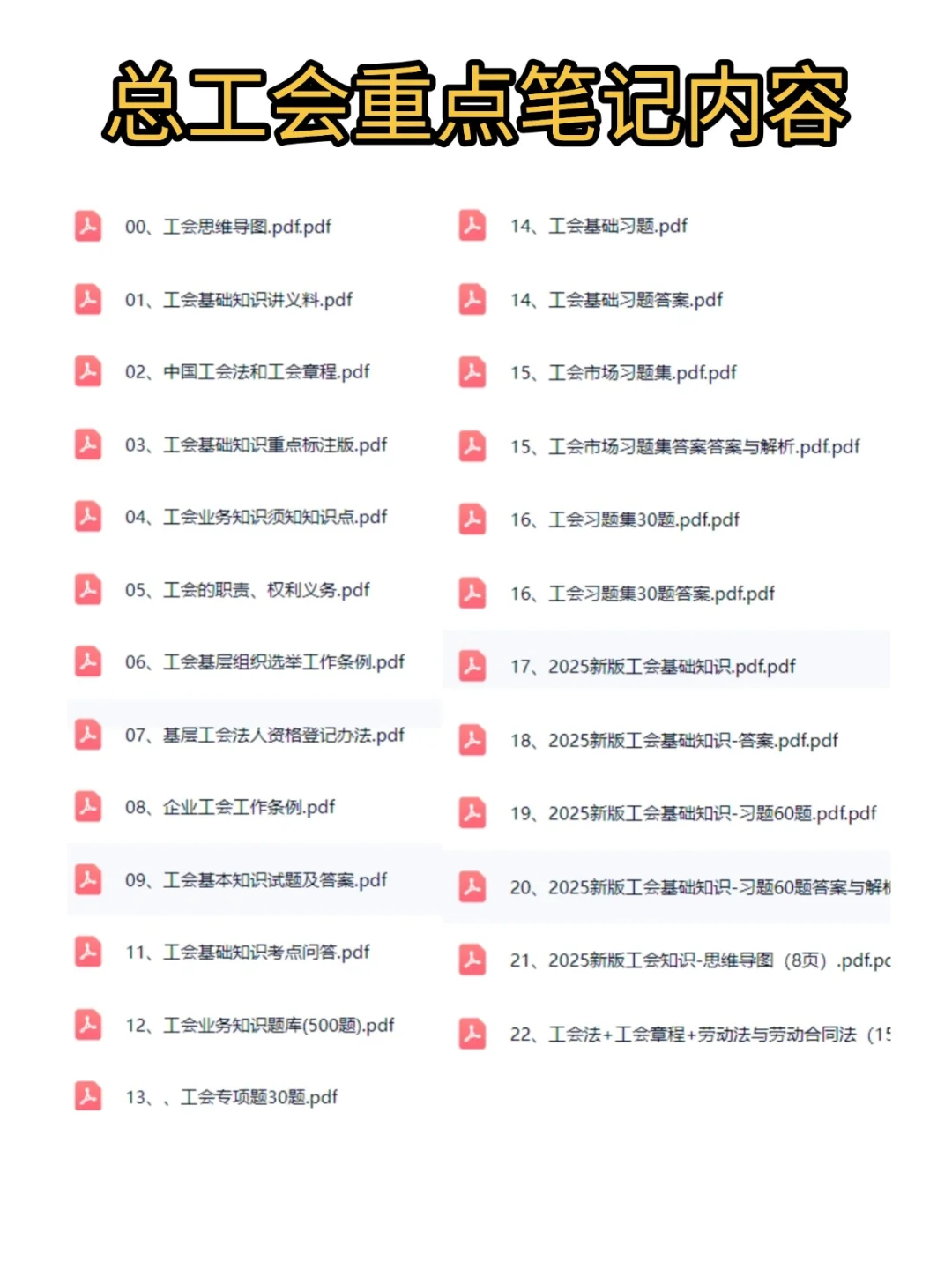 25四平市总工会招聘笔试面试备考资料