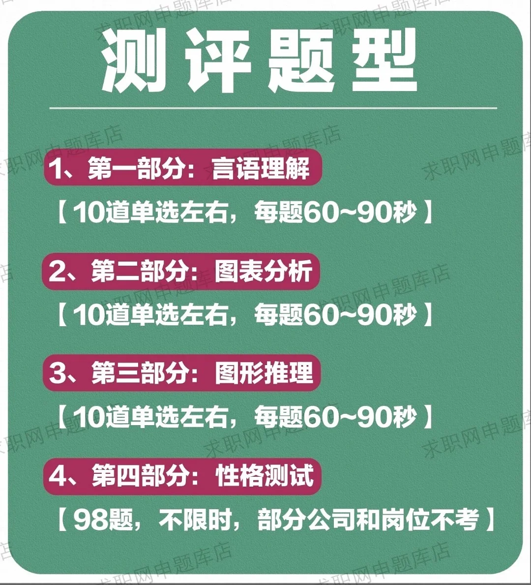 中国人保社招在线测评真题题库