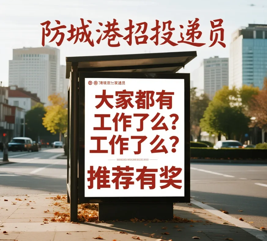 防城港招投递员啦